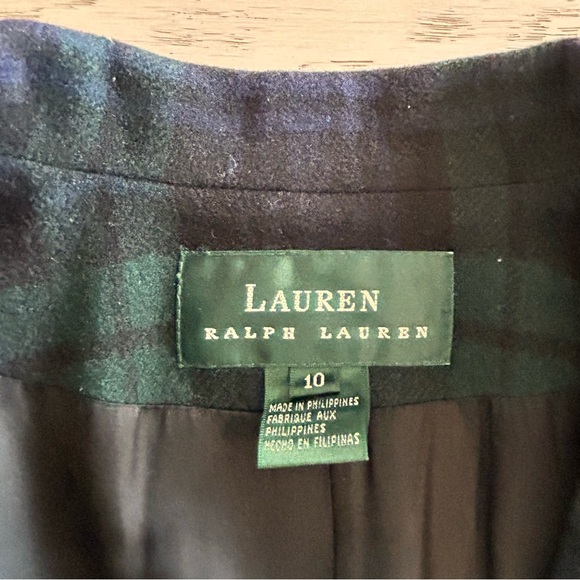 Ralph Lauren navy/dark green blazer size 10 - Picture 4 of 7